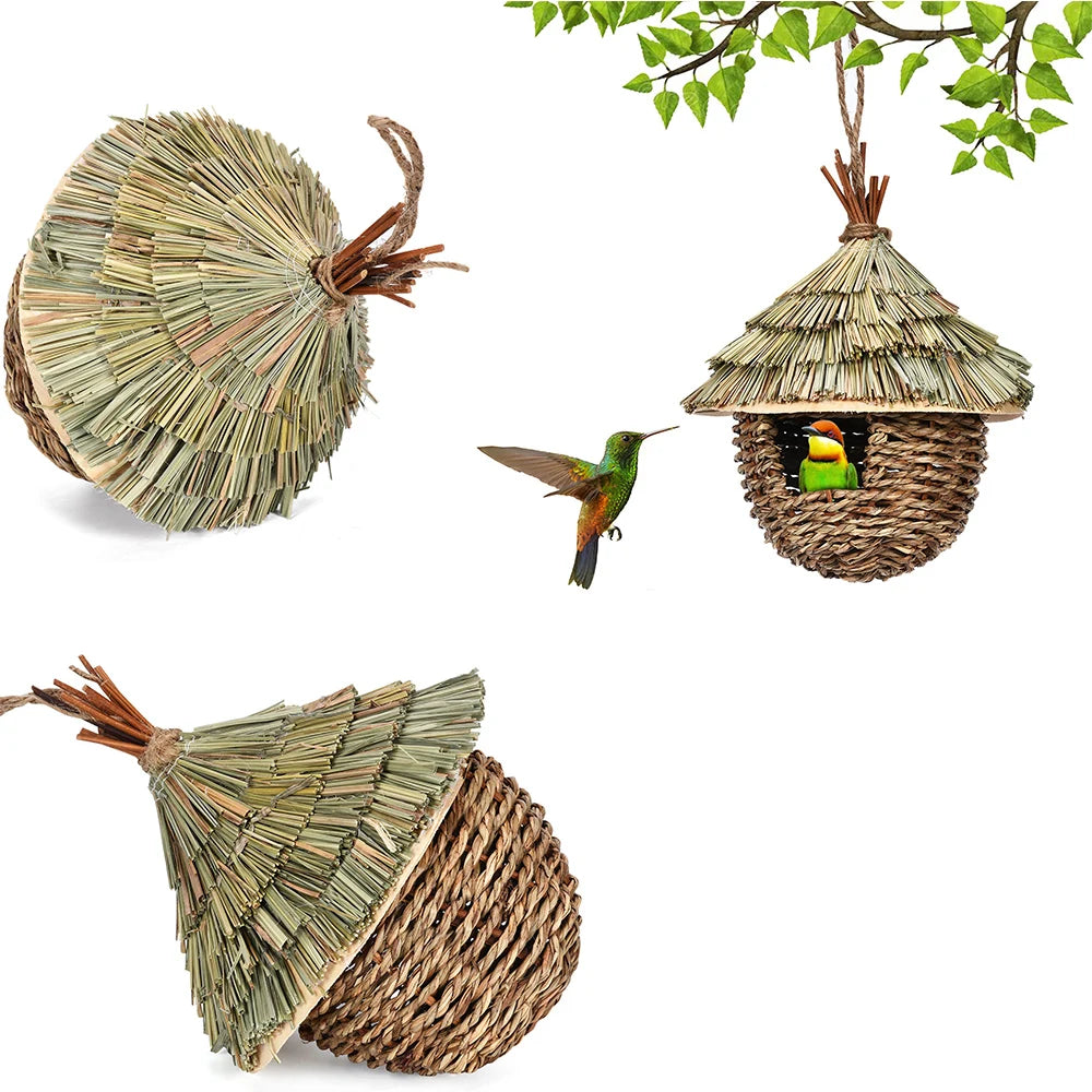 Comfy Woven Natural Bird House