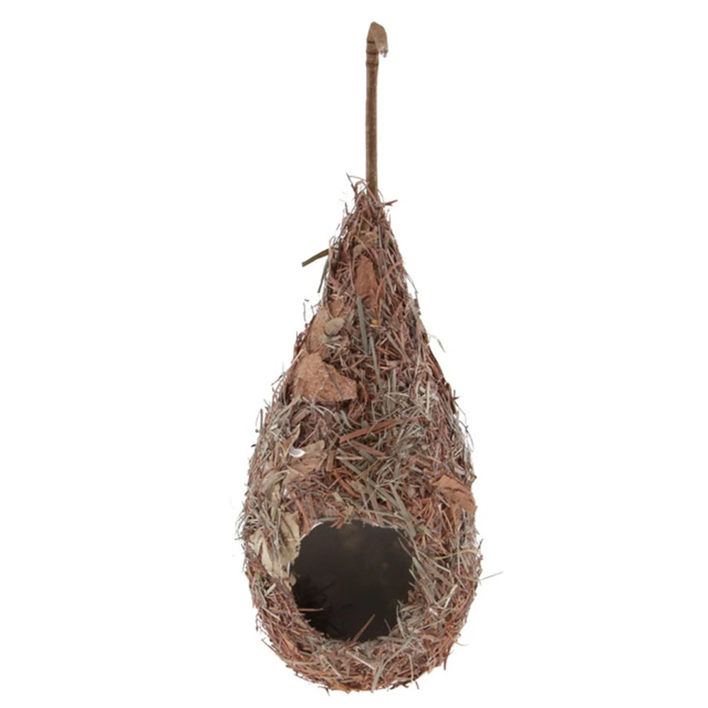 1/2PCS Bird House Natural Grass Hummingbird