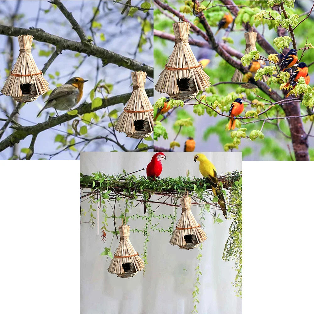 Comfy Woven Natural Bird House
