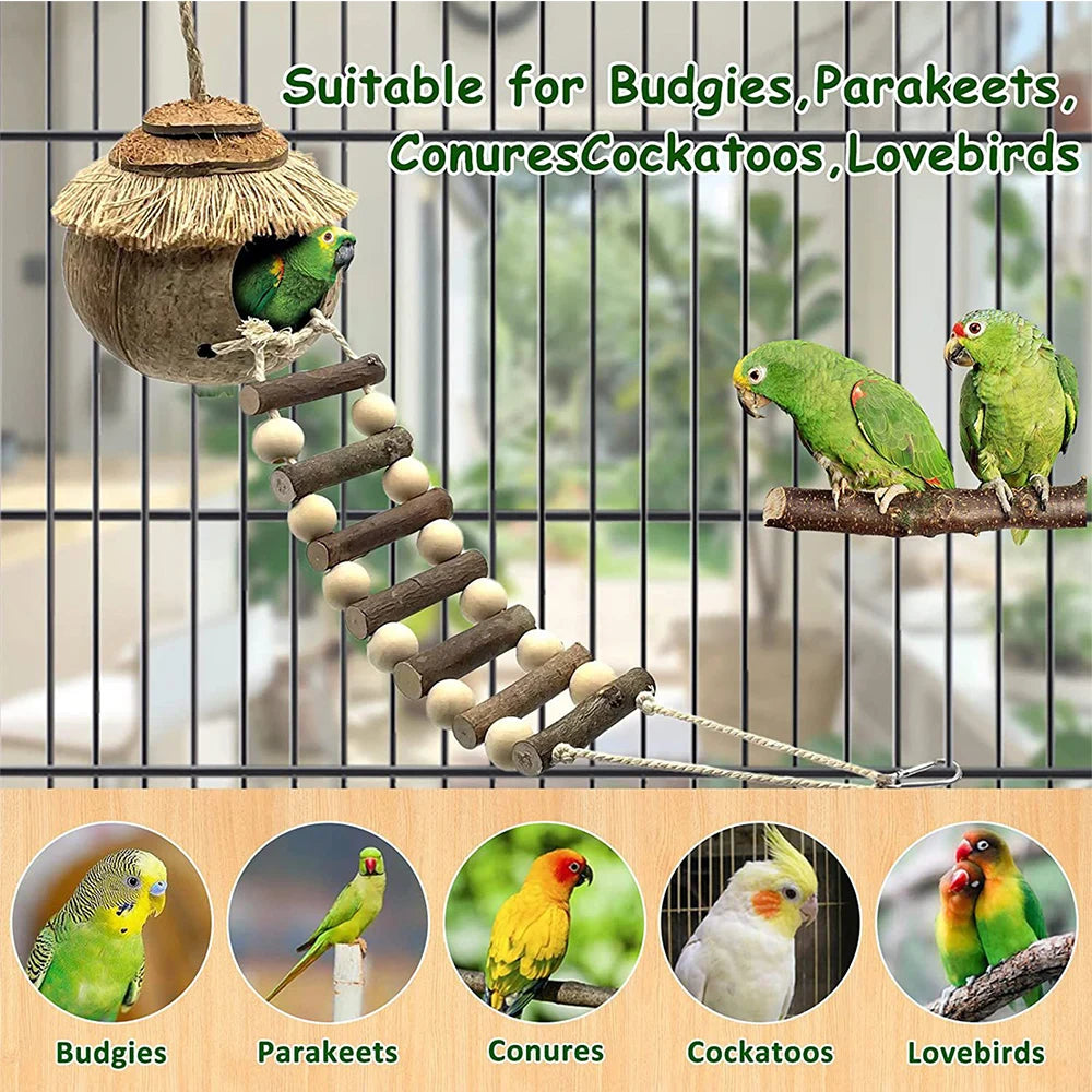 Comfy Woven Natural Bird House