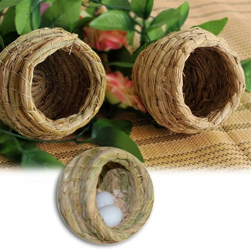 Handmade Straw Natural Bird Nest/Pigeon