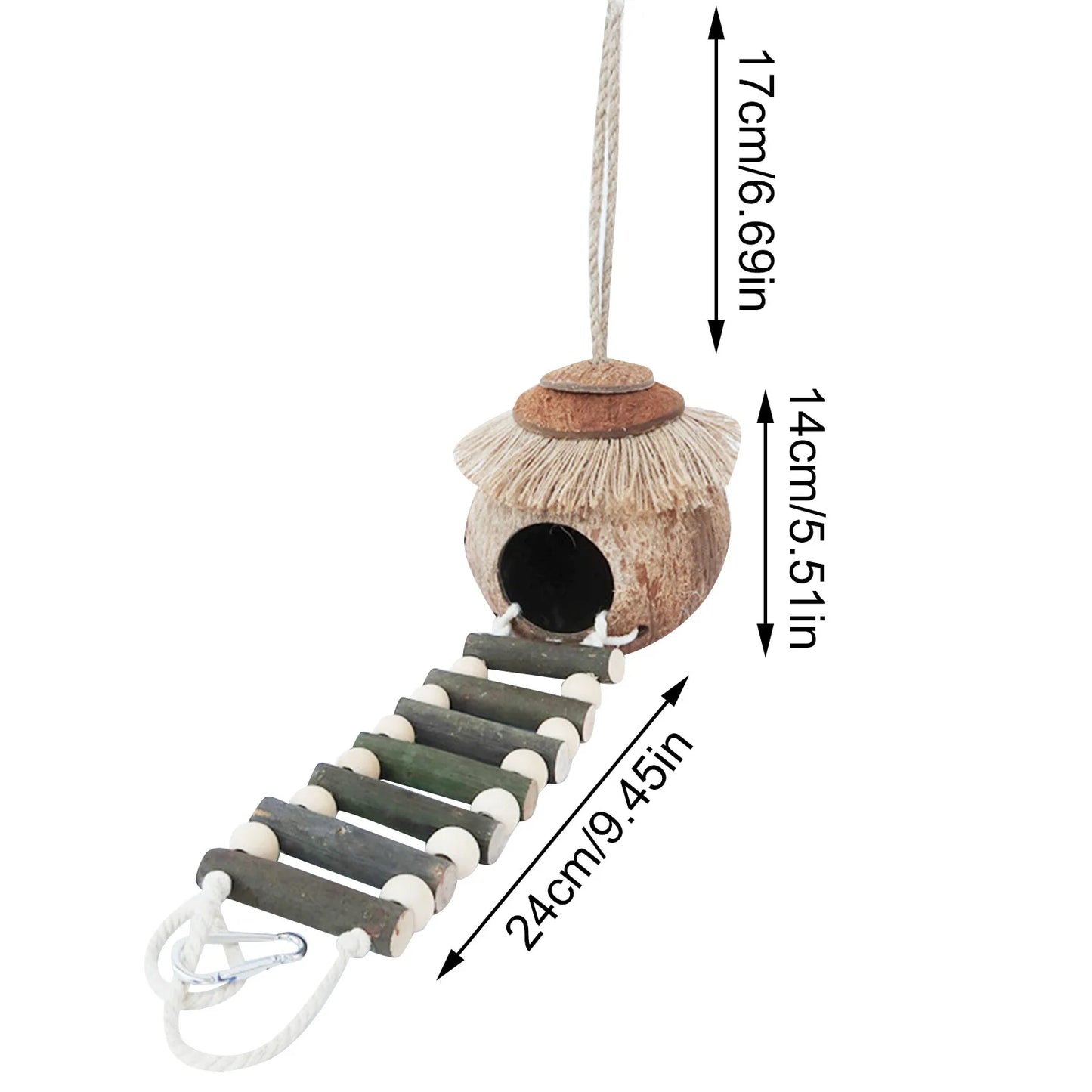 Comfy Woven Natural Bird House