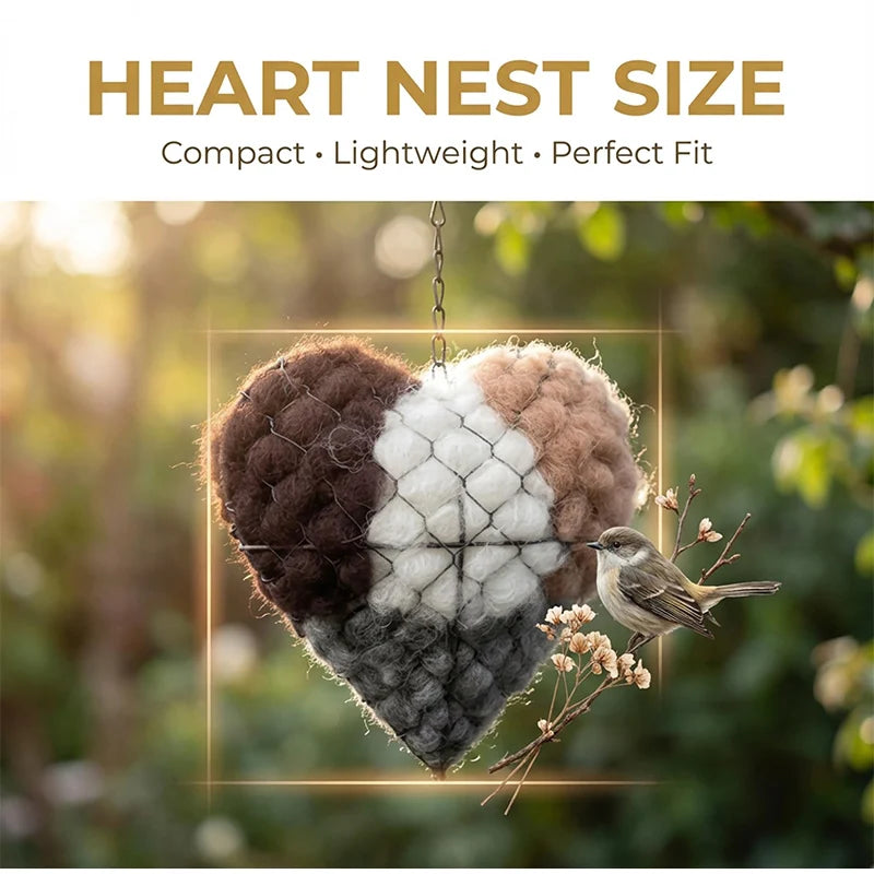 Handmade Alpaca Fiber Bird Nest