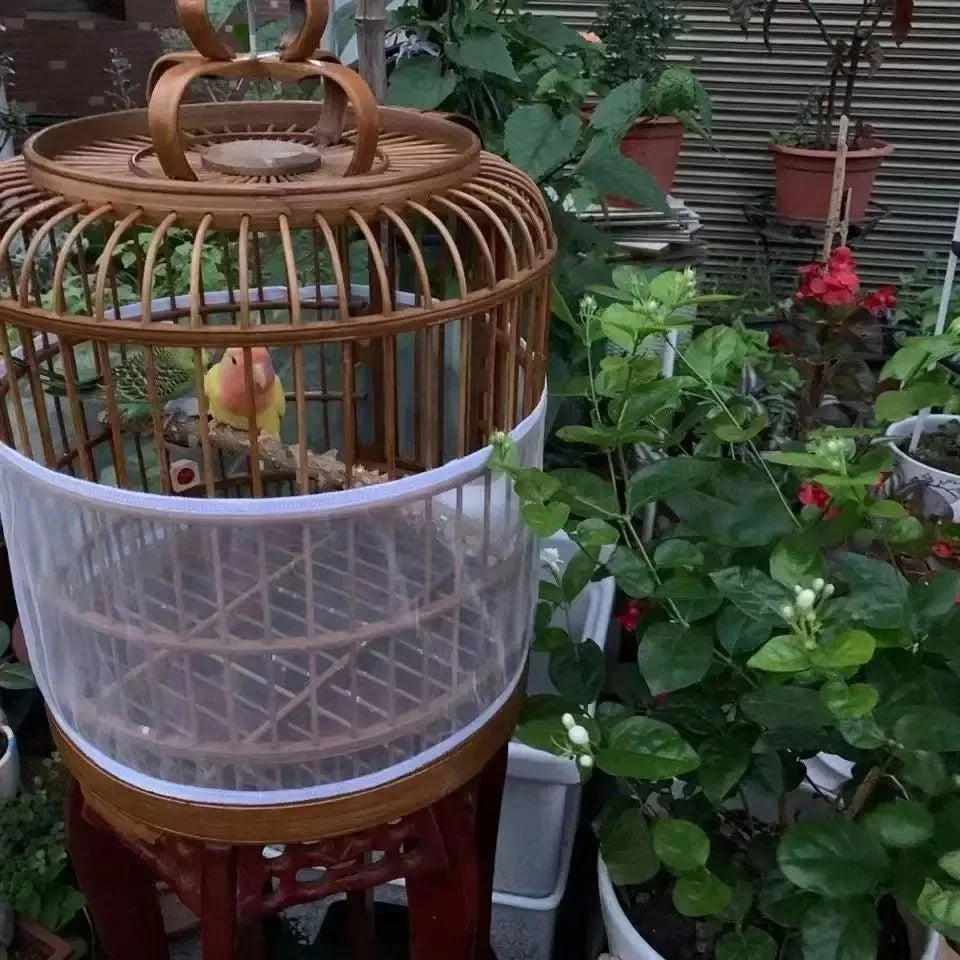 Mesh Bird Cage Cover Shell