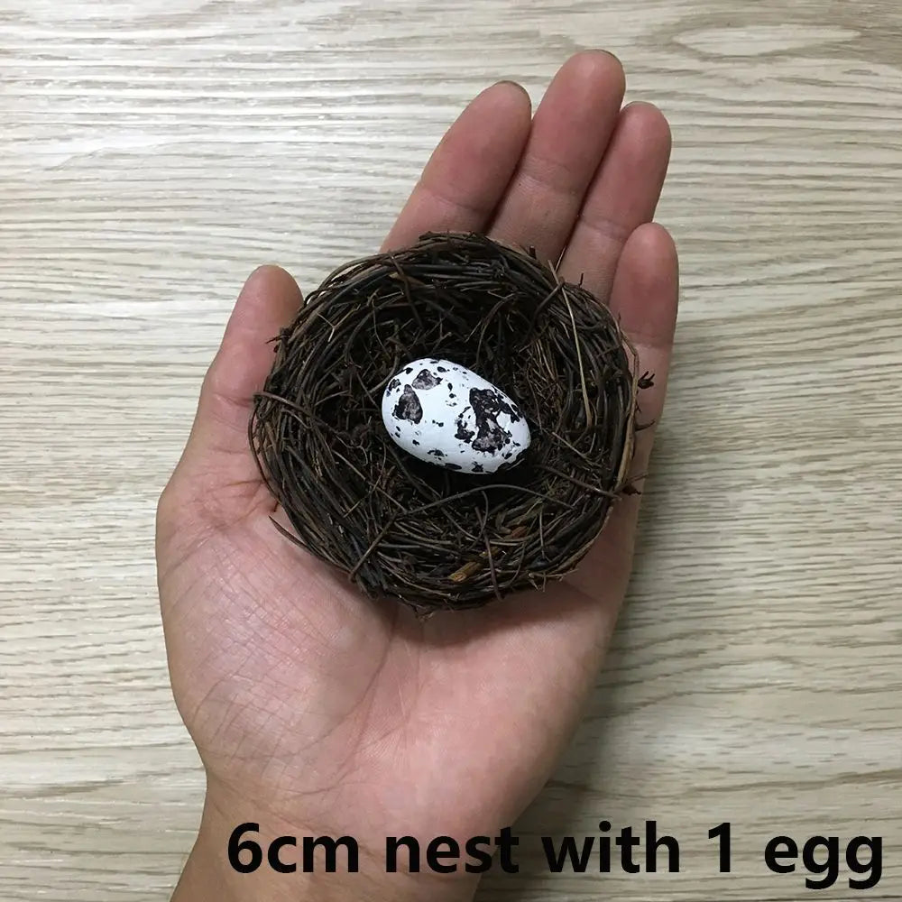 1Set Artificial Birds Straw Nest