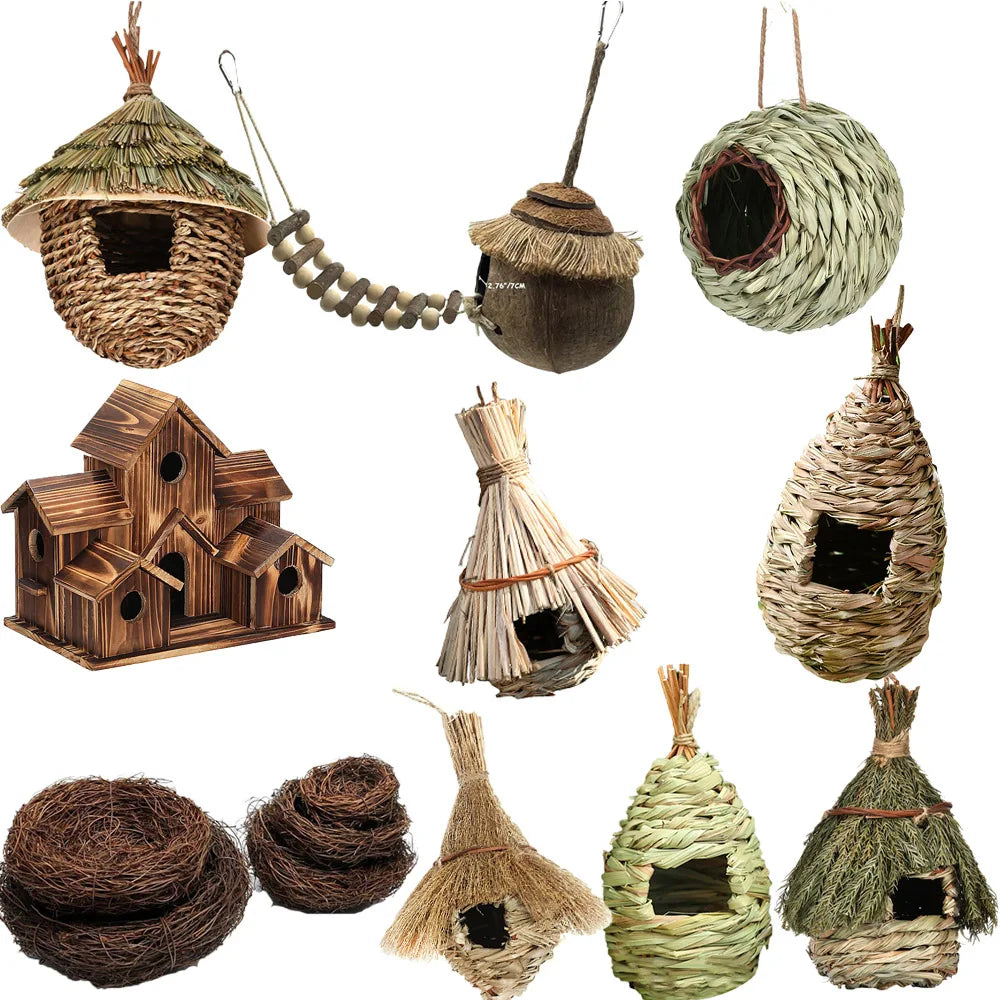 Comfy Woven Natural Bird House