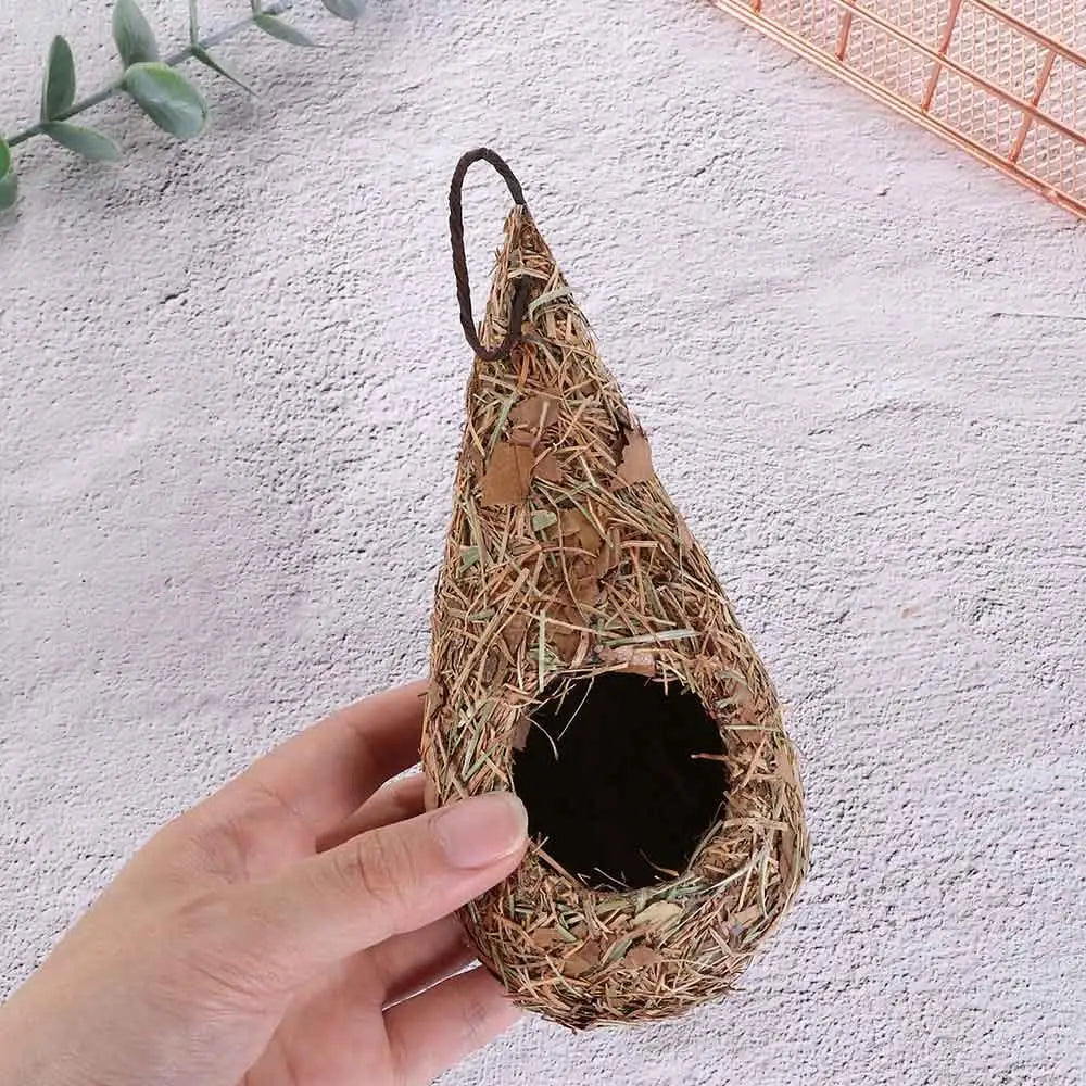 1/2PCS Bird House Natural Grass Hummingbird