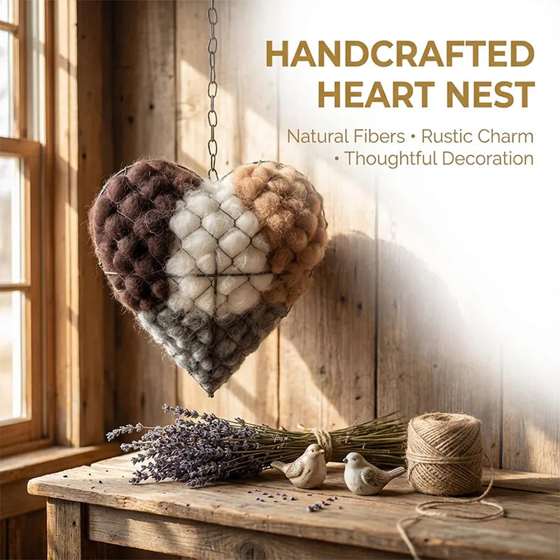 Handmade Alpaca Fiber Bird Nest