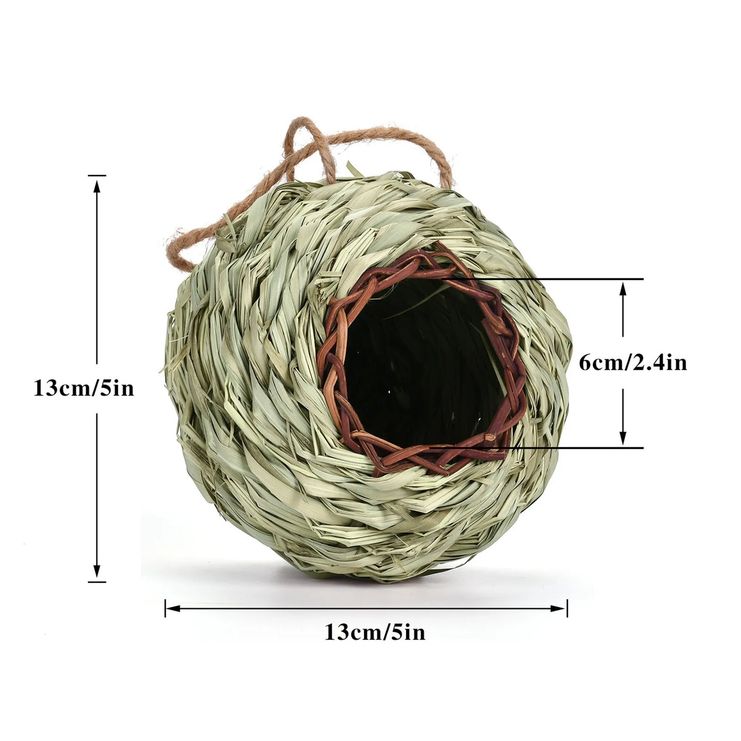 Comfy Woven Natural Bird House