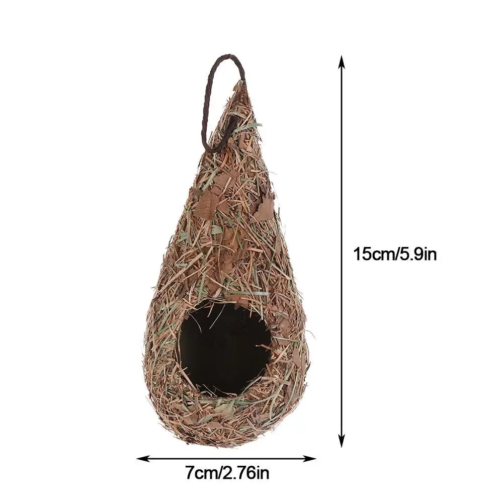 1/2PCS Bird House Natural Grass Hummingbird