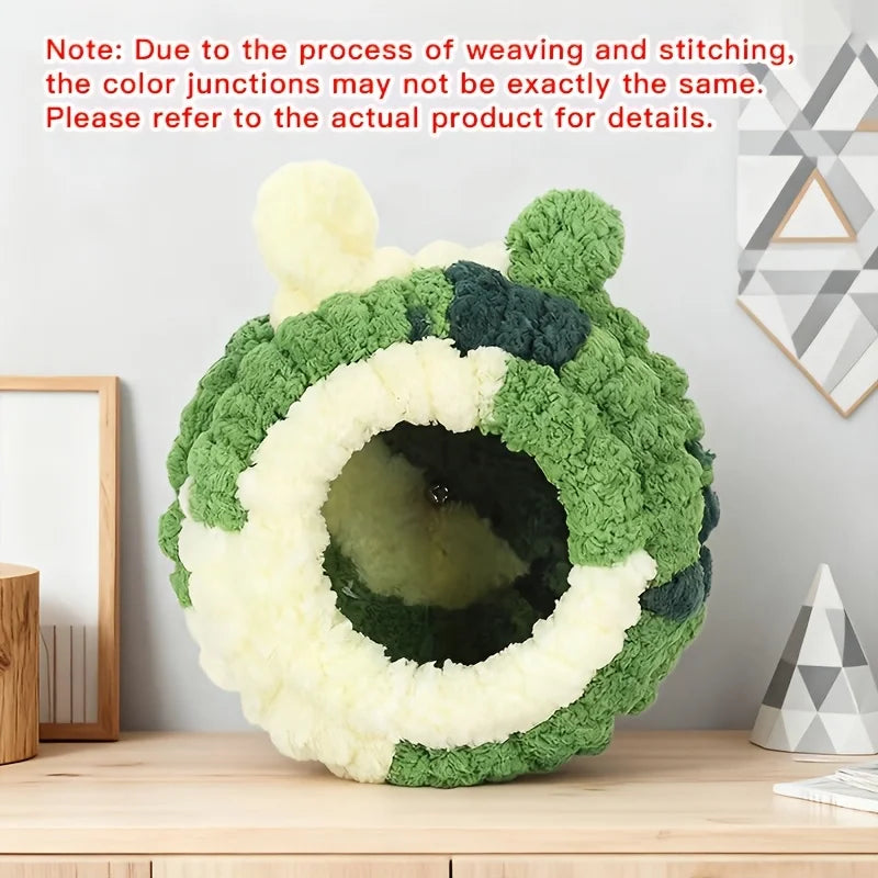 Bird Nest Warm Cotton Nest Parrot Nest Winter Plush Woven Hamster Squirrel Hanging Winter Bird Nest Small Pet Nest