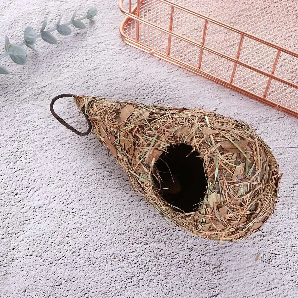 1/2PCS Bird House Natural Grass Hummingbird