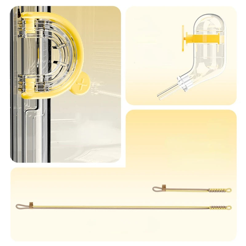 Bird Carrier Portable Clear Cage