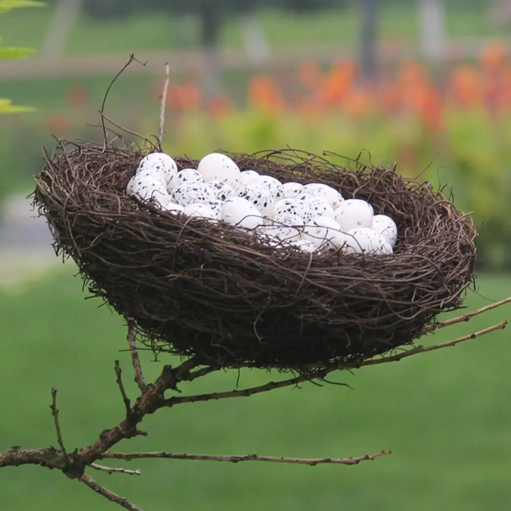 1Set Artificial Birds Straw Nest