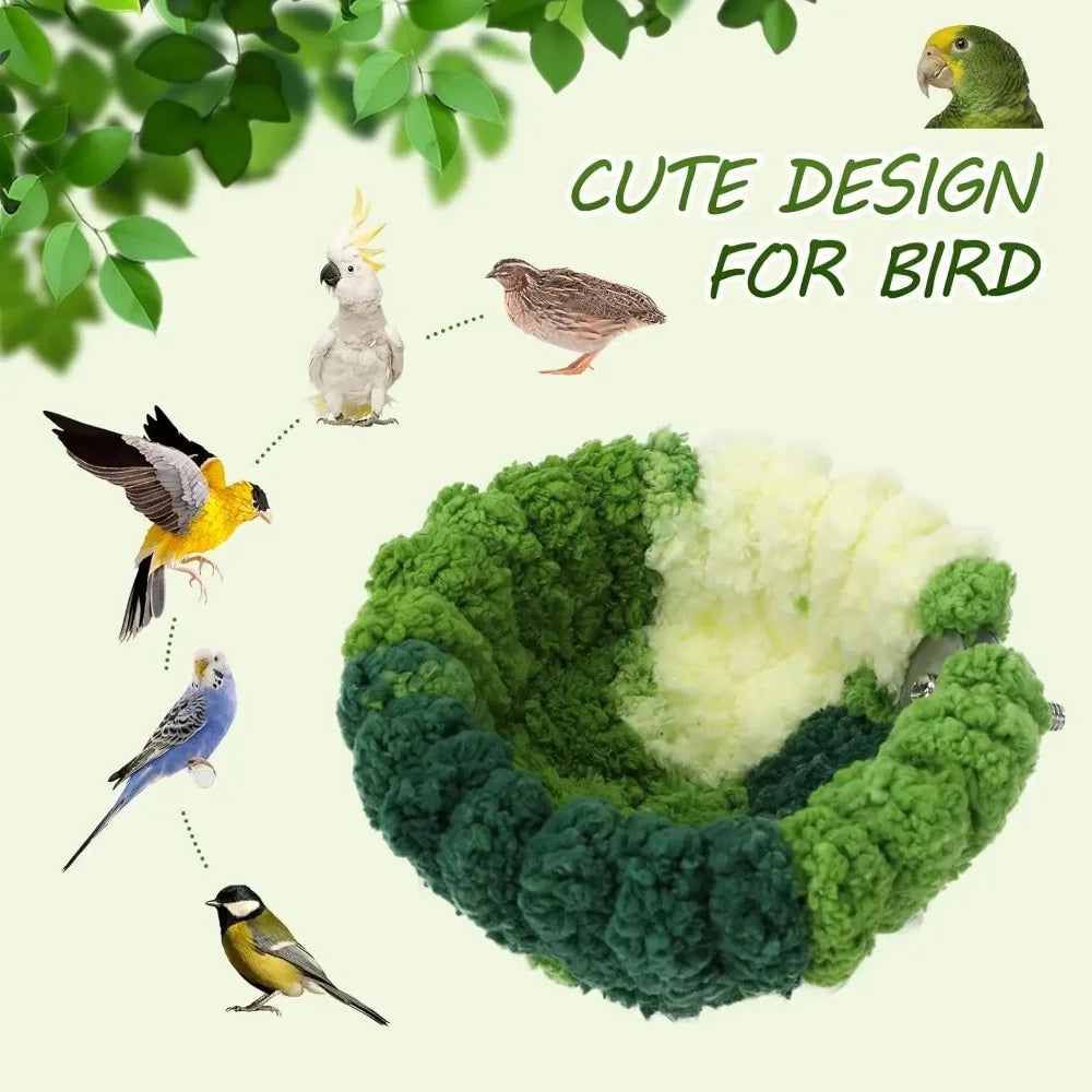 Plush Hanging Bird Bed
