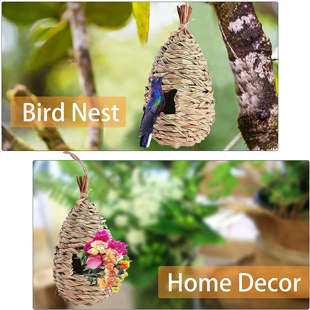 Comfy Woven Natural Bird House