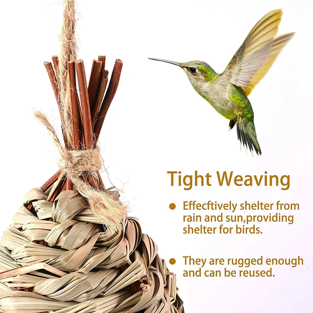Comfy Woven Natural Bird House