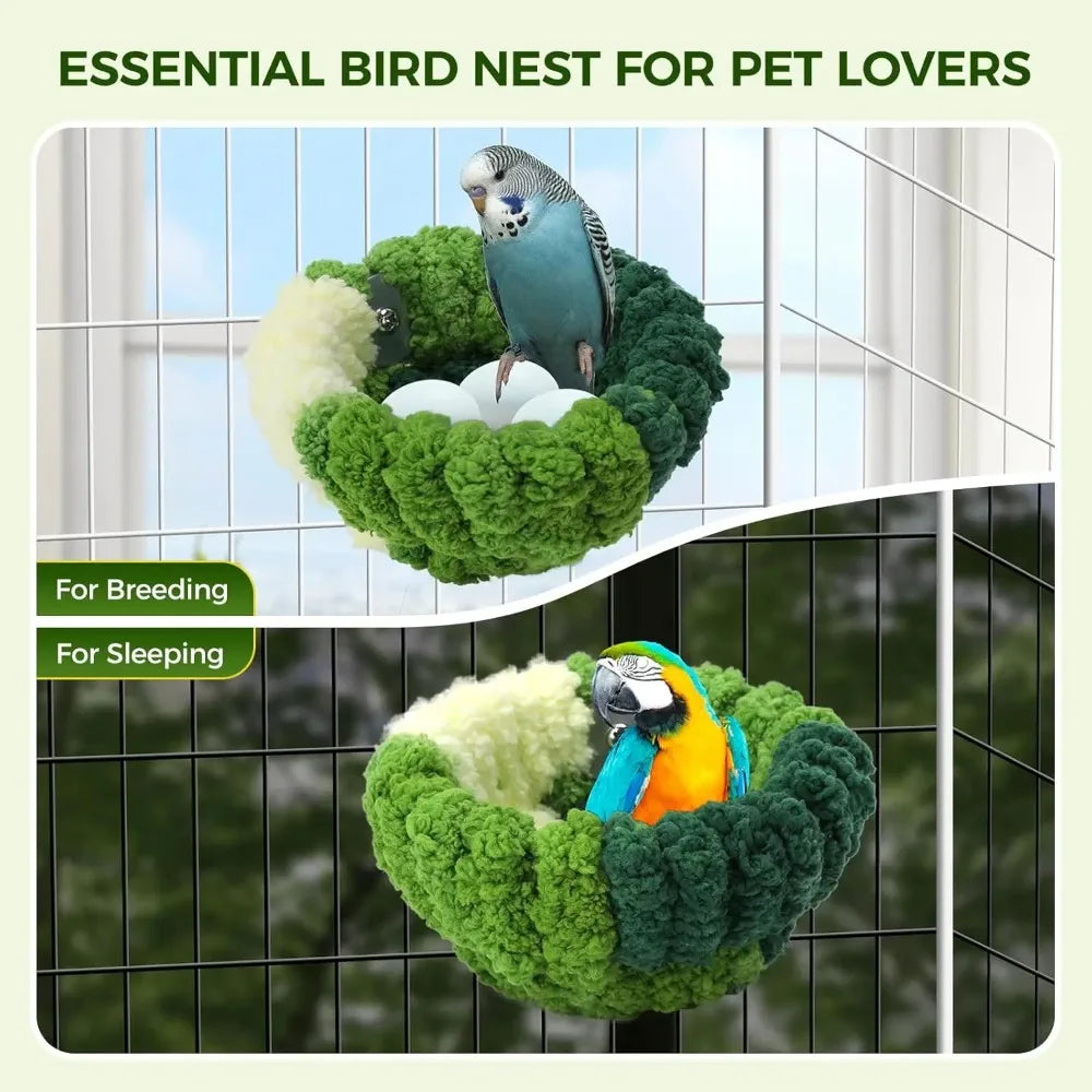 Plush Hanging Bird Bed